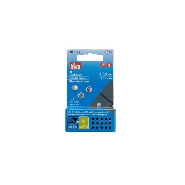 Rörnitar, 3-4mm, silverfärgade, 25 st