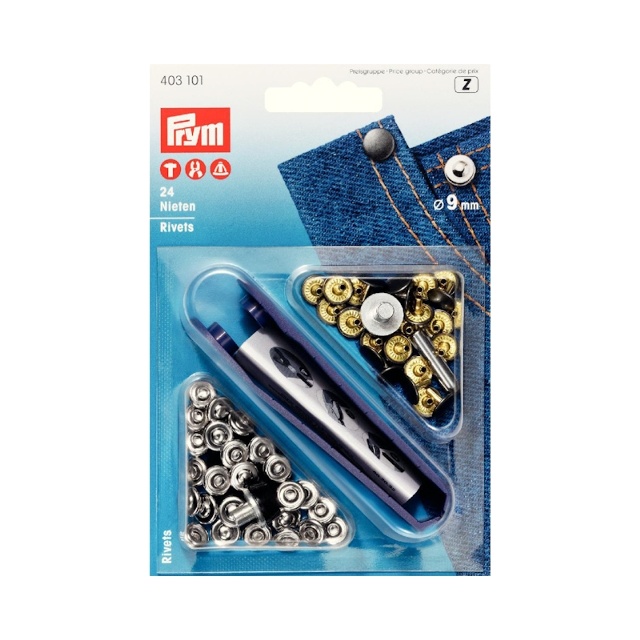 Nitar, 9mm, silver-järn