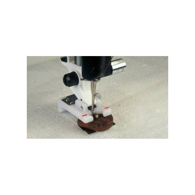 knappfot med placeringsguide