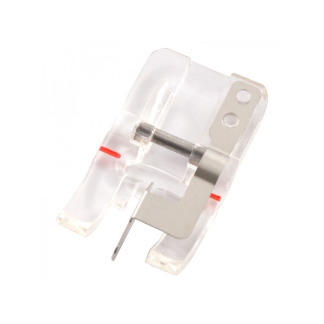 Kantstickningsfot med linjal i mitten