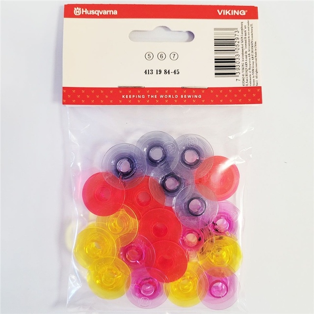 Husqvarna viking orginal 20-Pack spolar färg