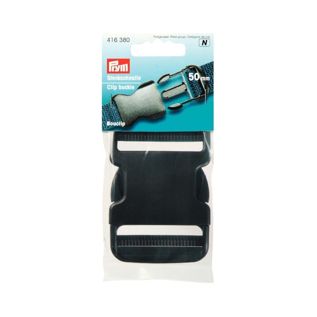 Klickspänne, 50 mm, svart