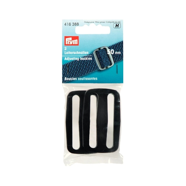 Justerspännen, 50 mm, svart