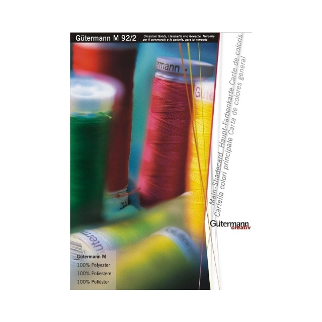 Färgkarta Gütermann Alla tygers tråd