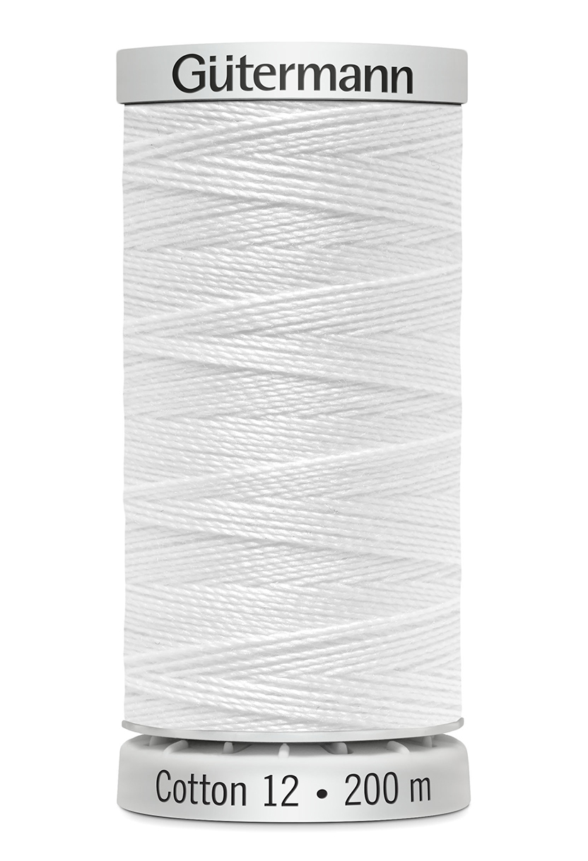 Gütermann Bomullstråd Cotton 12 200m - col. 1001