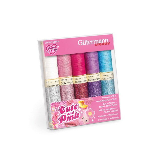 TRÅDSET ´CUTE´ - ALLA TYGERS TRÅD - METALLIC EFFECT