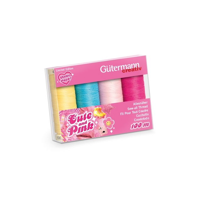 Trådset Cute - Pink 4x100m