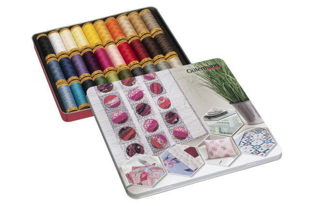 Gütermann Cotton Box bomullstråd - 30 x 100m