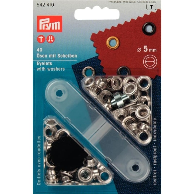 Öljetter 5mm Silver