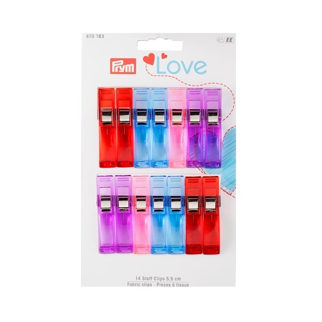 Prym Love Tygclips, 5,5cm