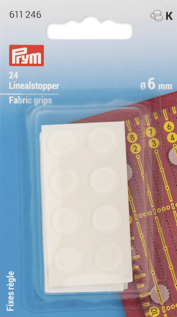 Halkskydd till quiltlinjaler 24 st silicon