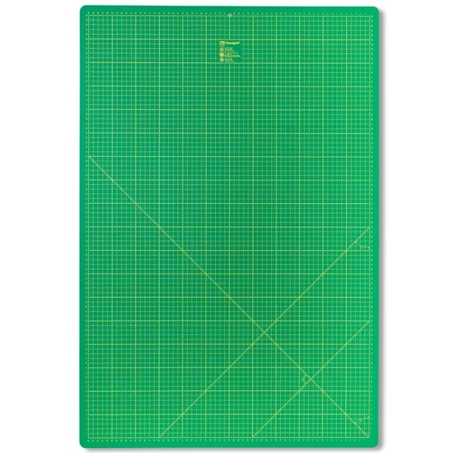 Skärmatta cm-tum gradering, 90x60cm