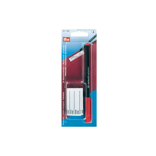 24 tvättlappar med röd märkpenna