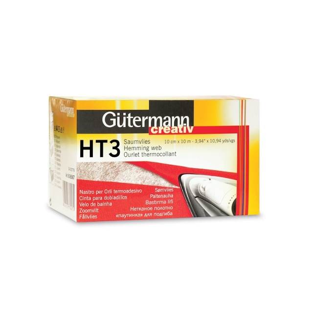 Gütermann HT3 Snabbfållningsband, 10 cm x 10 m