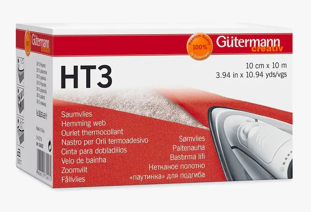 Gütermann HT3 snabbfållningsband 10 cm