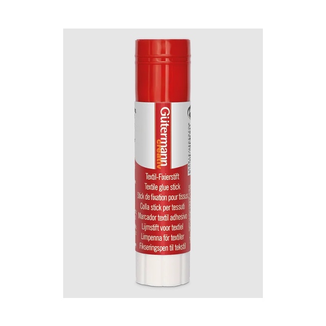 Limstift för textiler