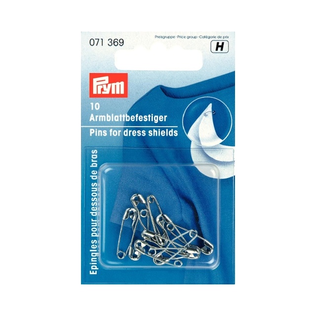 ÄRMLAPPSNÅLAR 19 MM 10 ST.