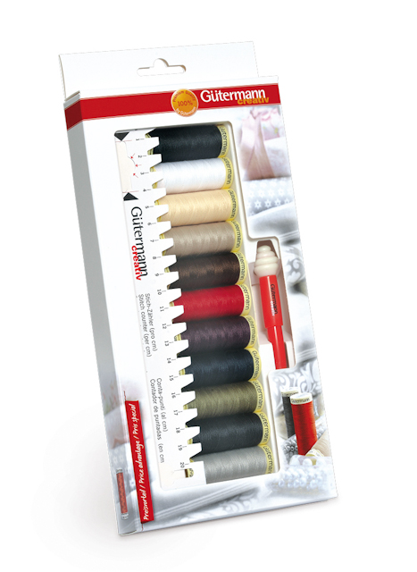 Guterman´s tråd kit + linjal