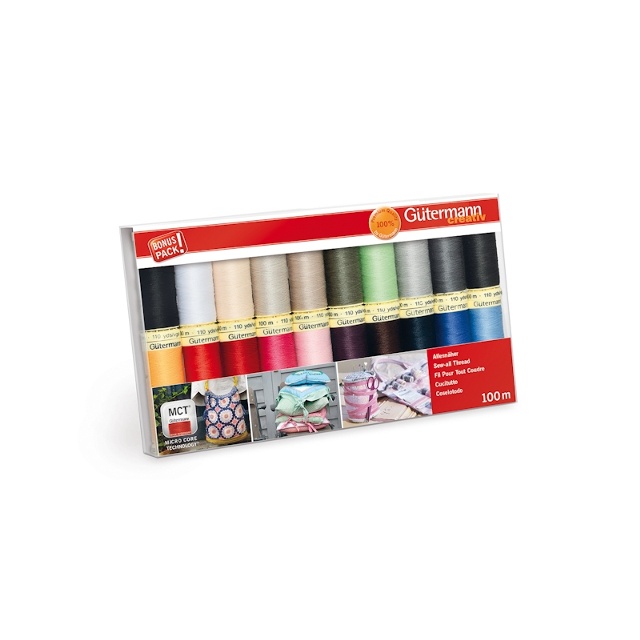 TRÅDSET - ALLA TYGERS TRÅD 100 METER x 20 ST