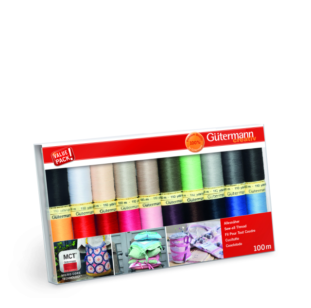 Gütermann Alla Tygers Tråd trådset - 20 x 100m