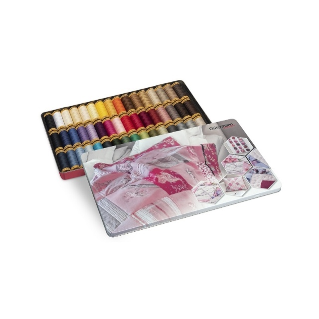 GUTERMANN NOSTALGIBOX 48ST TRÅDSET 100 M. BOMULL.