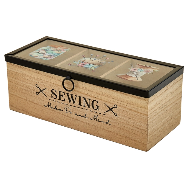 Syskrin med Glaslock - Sewing