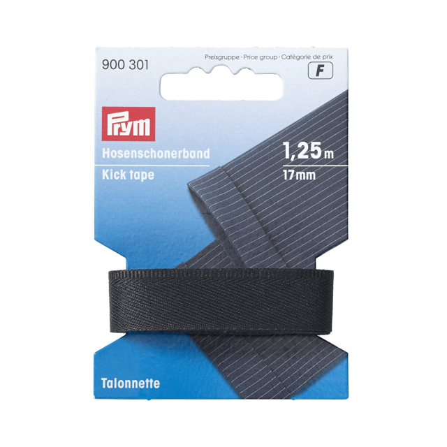 Prym Slitband 17 mm - Mörkgrå, 1,25 meter