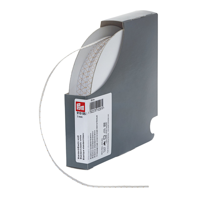 Prym Standardresår 5mm - Vit, Metervara