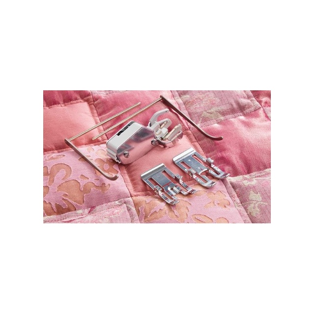 Övermatare med utbytbara pressarfötter