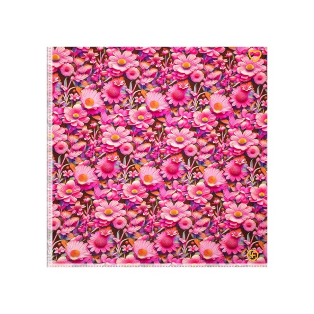 Sarah 3D flowers, rosa