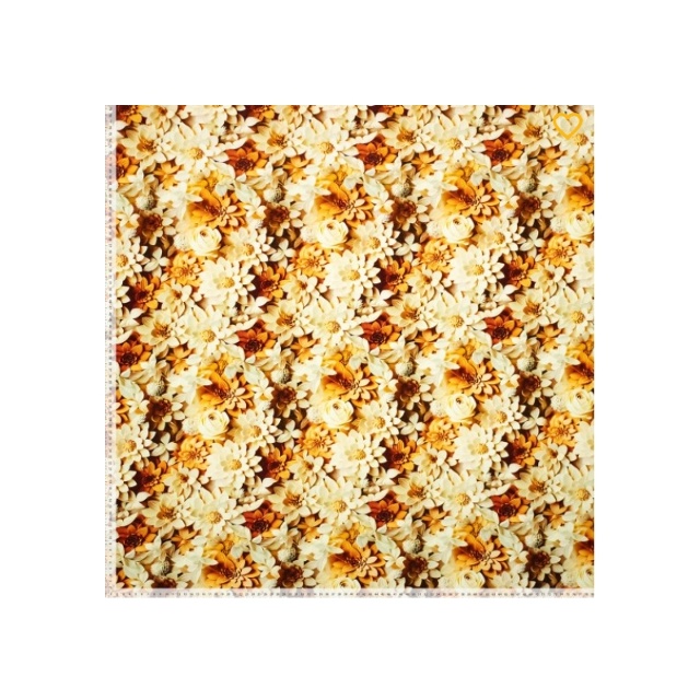 Sarah 3D flowers, bärnsten