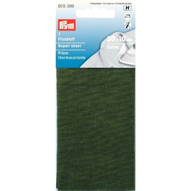 Bomullslaglapp 12x45cm, khaki