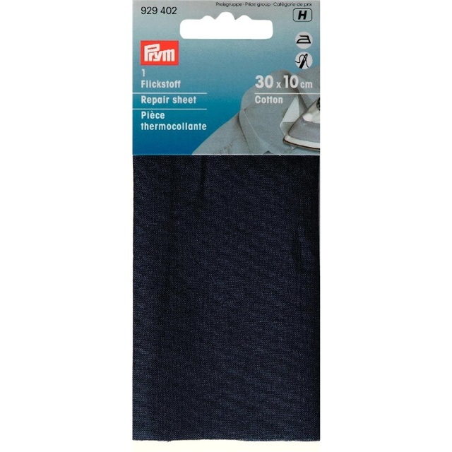 Bomullslaglapp 12x45cm, marinblå