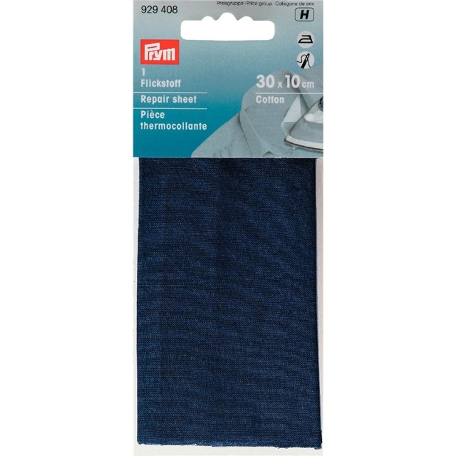 Bomullslaglapp 12x45cm, mellanblå