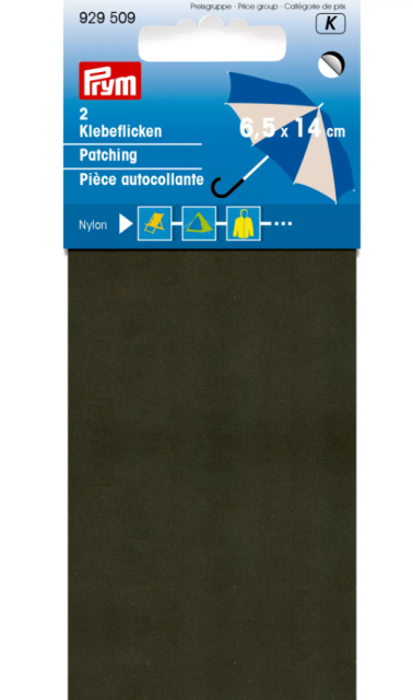 Självhäftande Nylonlaglappar - Brun