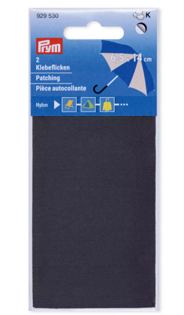 Självhäftande Nylonlaglappar - Antracit