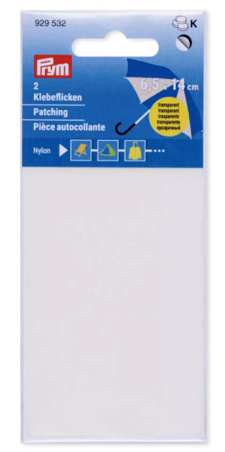 Självhäftande Nylonlaglappar - Transparenta