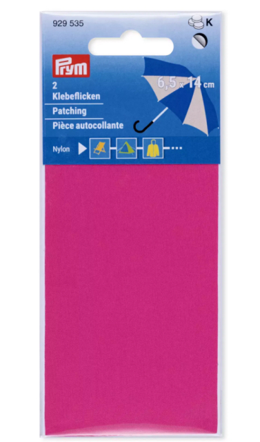 Självhäftande Nylonlaglappar - Rosa