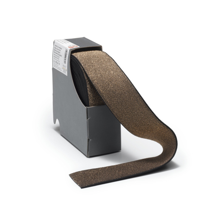 Prym Color Elastic 50 mm Svart/Guld - 7 meter