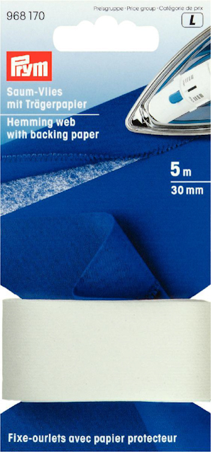 Prym snabbfållningsband med skyddspapper 30 mm