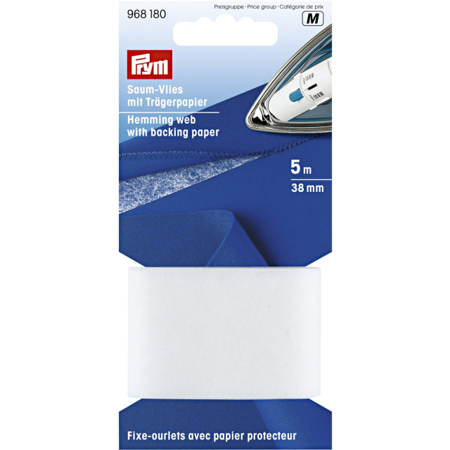 Prym snabbfållningsband med skyddspapper 38 mm