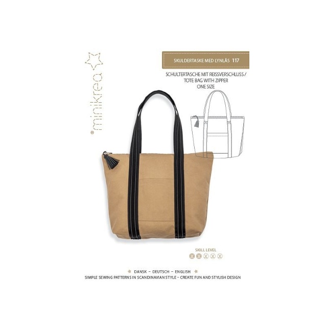 117 Minikrea Tygpåse med dragkedja