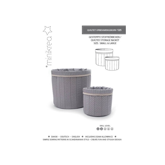 125 Minikrea Quiltad förvaringskorg