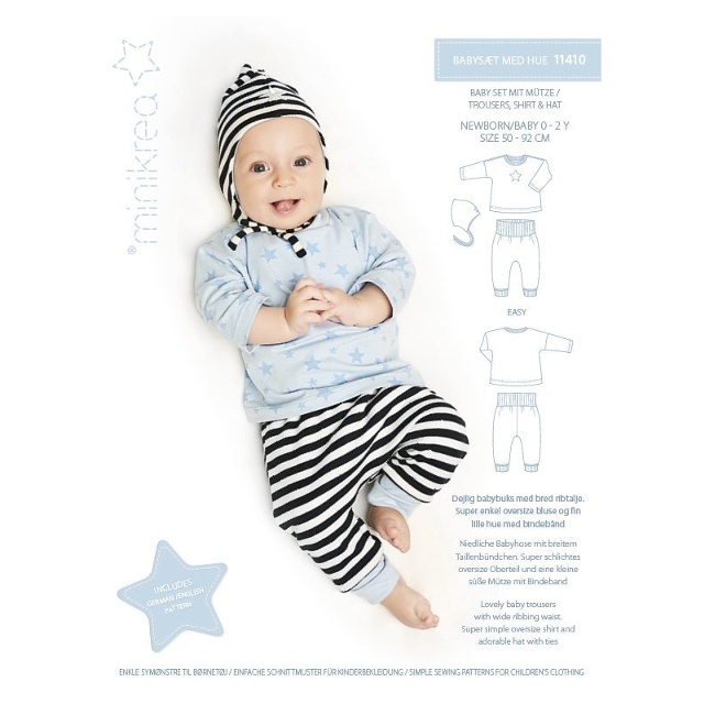 11410 Minikrea Byxa, tröja - mössa