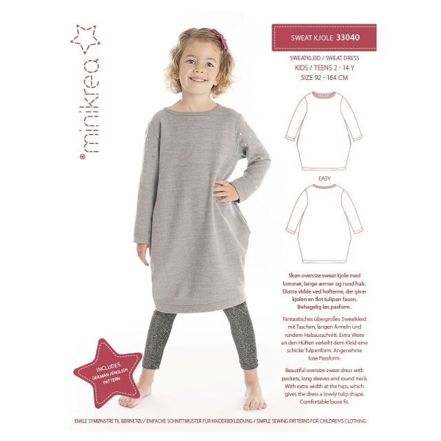 33040 Minikrea Joggingklänning