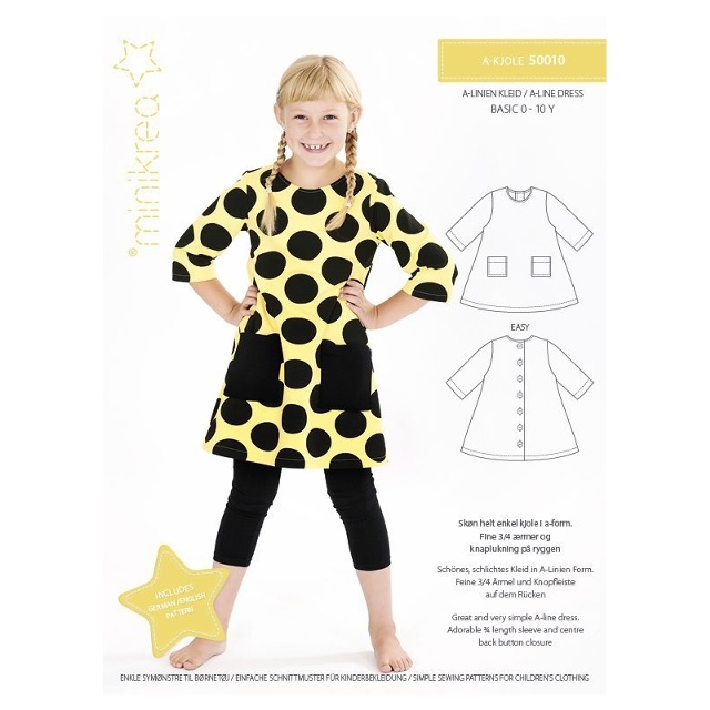 50010 Minikrea A-linje Klänning