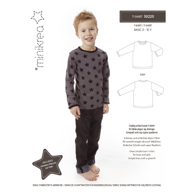 50220 Minikrea T-shirt 0-10 år