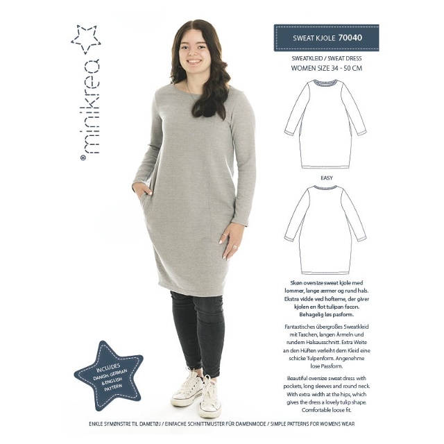 70040 Minikrea Joggingklänning