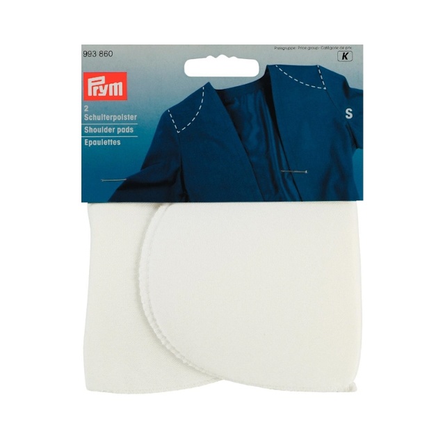 Axelvadd, insatt S, vit