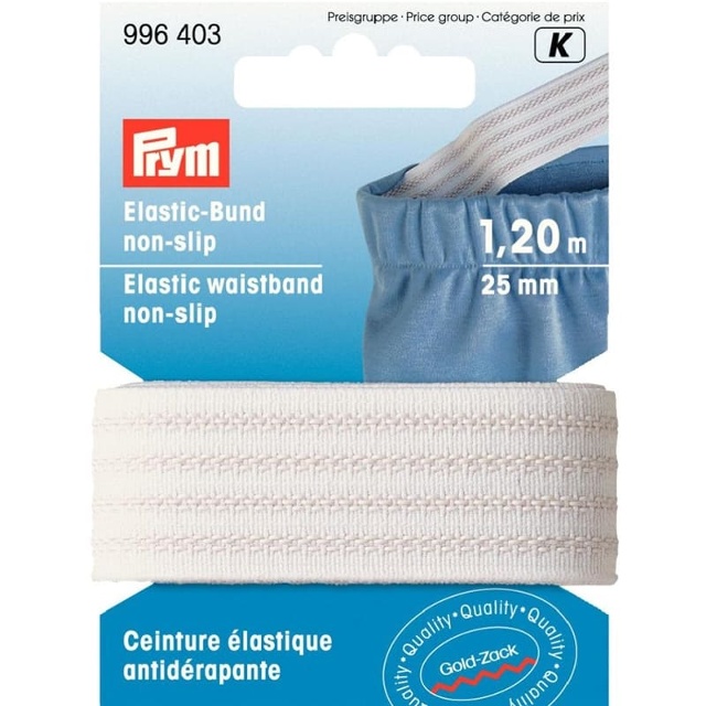 Midjeresår 1,2m 25mm vit